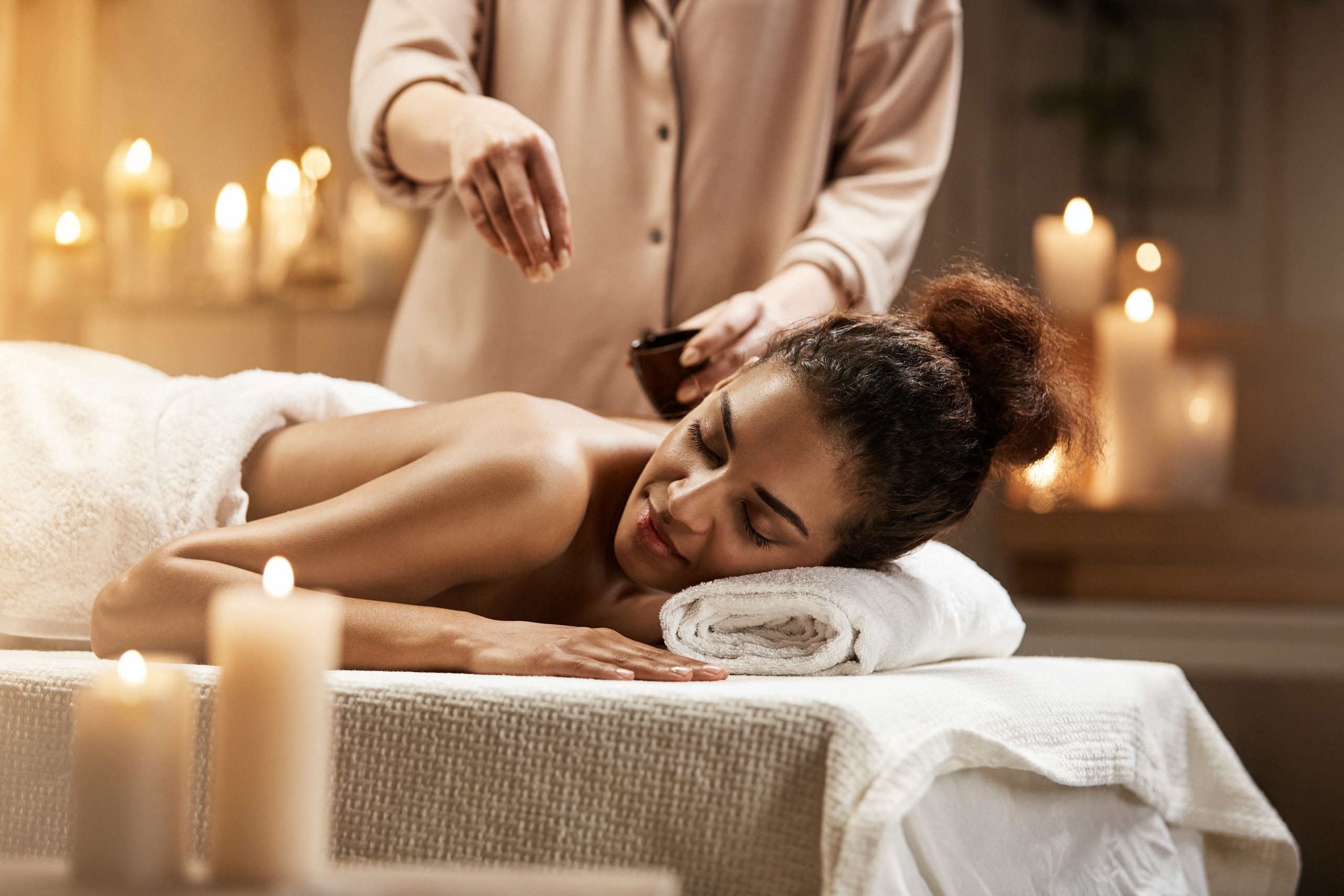 Back Neck and Shoulder Scrub